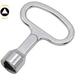 Triangle poubelle cl poubelle jaune triangulaire clef triangle  douille en mtal pour compteur gaz ...