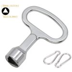 Triangle poubelle cl� poubelle jaune triangulaire clef triangle � douille en m�tal pour compteur gaz ...