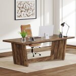 Tribesigns - bureau informatique, 180 x 79 x 75 cm bureau pour ordinateur portable, table d'tude, table ...