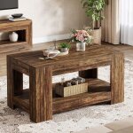 Tribesigns table basse, 120 x 60 x 60 cm, table basse rectangulaire en bois à 2 niveaux, table d'appoint ... Tribesigns table basse, 120 x 60 x 60 cm, table basse rectangulaire en bois à 2 niveaux, table d'appoint ...