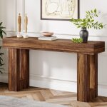 Tribesigns table console rectangulaire de 160 cm de long, table basse derri�re le canap� pour entr�e, ...