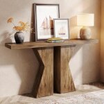 Tribesigns - table d'entre de ferme, table console derrire le canap, table de couloir troite, table ...