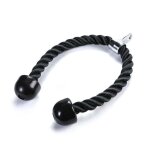 Triceps corde corde nylon double poignée pour l'entraînement (1 pièce, noir, 70cm) - tigrezy Triceps corde corde nylon double poignée pour l'entraînement (1 pièce, noir, 70cm) - tigrezy