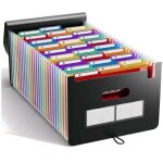 Trieur a4 25 pochettes / range document / rangement papier - trieur rangement documents classeur organiseur ...