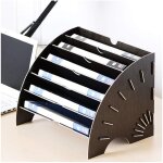 Trieur en bois classement papier bureau rangement pour papier a4, magazine et document, organisateur ...