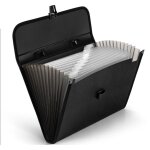 Trieur document 13 compartiments en format a4, accordon classeur avec couvercle, extensible rangement ...