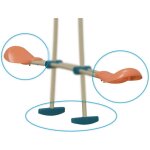 Trigano - lot de sièges ergonomiques + reposes pieds bleu / corail pour face à face Trigano - lot de sièges ergonomiques + reposes pieds bleu / corail pour face à face