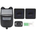 Alarme d'allée sans fil carillon de porte alarme d'allée solaire sonnette de porte intérieure avec capteur ... Alarme d'allée sans fil carillon de porte alarme d'allée solaire sonnette de porte intérieure avec capteur ...