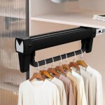 Tringle penderie coulissante hanger extensible porte v�tements, cintre t�lescopique pour organiser placards ...