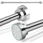 Tringle de penderie r�tractable, tringle � rideau de douche, tringle � rideau, barre de tension r�glable ...