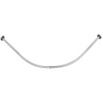 Tringle a rideau de douche barre d'angle chrome 90 x 90cm salle de bain 59802 Tringle a rideau de douche barre d'angle chrome 90 x 90cm salle de bain 59802