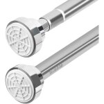Tringle � rideau de douche extensible 50 - 85 cm barre de rideau de douche sans percage tringle de rideau ...