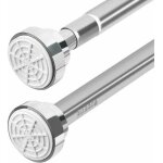 Tringle  rideau de douche extensible 50 - 85 cm barre de rideau de douche sans percage tringle de rideau ...