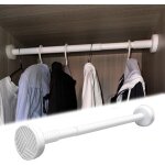 Tringle � rideaux de douche sans per�age extensible 70 - 120 cm - barre de douche � tension � ressort, ...