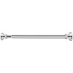 Tringle � rideau de douche t�lescopique r�glable - argent�e - 98 - 290 cm - sans per�age et r�sistante ...