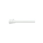 Cessot - tringle � rideau entre murs, � pression, 120 � 210cm, diam�tre 20mm, blanche.