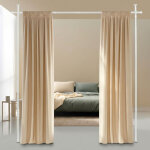 Tringle � rideaux sans percage, paravent interieur, �cran r�glable en flexibilit�, 122 � 305 cm (h), ...