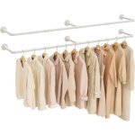 Tringle � v�tement industriel, 178cm porte manteau mural, portemanteaux muraux, pour maison, vestiaire, ...