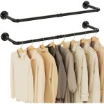 Tringle � v�tements murale 94cm, portemanteaux muraux, porte manteau industriel, pour salle de bain, ...