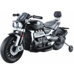 Moto electrique enfants triumph rocket 3gt - 12v - 2  5 ans - noir