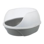 Trixie - bac a litiere simao - haut rebord - 48  30  58 cm - gris