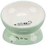 Trixie gamelle pour chien ergonomique blanc et vert 150 ml