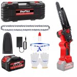 Day plus - trononneuse 8'' trononneuse lectrique trononneuse d'arbre batterie chargeur sans brosse ...