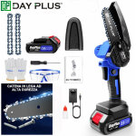 Dayplus - trononneuse avec batterie et chargeur, 4 'trononneuse  une main 2 chanes