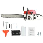 Tron�onneuse � essence, deux temps, 58cc, 2, 4kw, 3, 2 chevaux, 13000 tr / min, diam�tre de coupe 55cm. ...