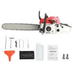 Flasidu - trononneuse  essence multifonction haute puissance 58cc rsistante  la rouille pour la coupe ...