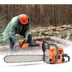 Tronconneuse a essence, trononneuse thermique, 58cc 20 inch, multifonctionnelle  grande puissance, ...
