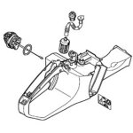 Tronçonneuse ms400 original stihl 11403500840 Tronçonneuse ms400 original stihl 11403500840