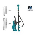 Tronçonneuse sans fil 2 en 1 elagueuse électrique sur perche, perche télescopique 130 - 248cm, sans batterie, ... Tronçonneuse sans fil 2 en 1 elagueuse électrique sur perche, perche télescopique 130 - 248cm, sans batterie, ...
