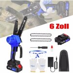 Dayplus - tron�onneuse sans fil 6 pouces mini tron�onneuse sans balai portable mini scie �lectrique diy ...