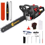 Tron�onneuse thermique conentool tron�onneuse � essence 58cc, moteur thermique 2 temps, lame 18', longueur ...