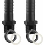 Jamais utilis�]trop - plein pour cuve de 25mm avec passage paroi pour cuve d'eau de 1000l - raccord m�le ...