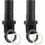 Trop plein cuve 25mm passe paroi cuve eau 1000l raccord male pour citernes de pluie passages mit joints ...