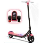 Trottinette �lectrique pour enfants de 6 ans et plus - trottinette urbaine, 14 km / h, autonomie de 5 ...