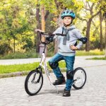 Trottinettes pour enfants �tanche pliable - scooter 16  - frein � main - pneus gonflables - d�s 5 ans ...