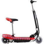 Maisonchic - trottinette pour enfants avec selle et led 120 w rouge qoi16632 design in