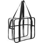 Trousse de toilette transparente pour sac fourre - tout (noir)