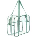Trousse de toilette transparente pour sac fourre - tout (vert)