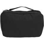 Trousse de toilette de voyage suspendue, pochette de rangement pliable pour homme et femme, noire