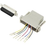 Tru components - adaptateur sub - d sub - d m�le 25 p�les - rj45 femelle 1 pc(s) w043802