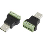 Lt - usb4m connectique usb avec connexions  visser mle, droit usb mle type a contenu: 1 pc(s) - tru ...