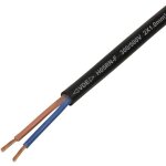 Tru components tc - 13389168 cble  gaine caoutchouc h05rn - f 2 x 1 mm noir 50 m y145053