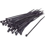 Tru components - tc - bt - 100 - 2. 5 - uvb serre - cble 100 mm 2. 5 mm noir stable aux intempries ...