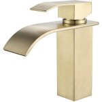Trywise robinet de lavabo cascade pour salle de bain, mitigeur de lavabo vasque robinetterie cascade ...