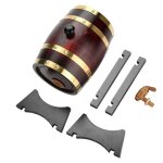 Trywise tonneau � vin en bois de ch�ne vintage pour bi�re, whisky, rhum, port 1, 5 l