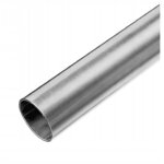 Tube en acier inoxydable rsistant aux acides, poli, 42, 4 x 2, 50 cm, 0, 5 m